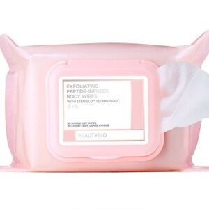 BeautyBio Exfoliating Body Wipes, New and Sealed , Package of 30